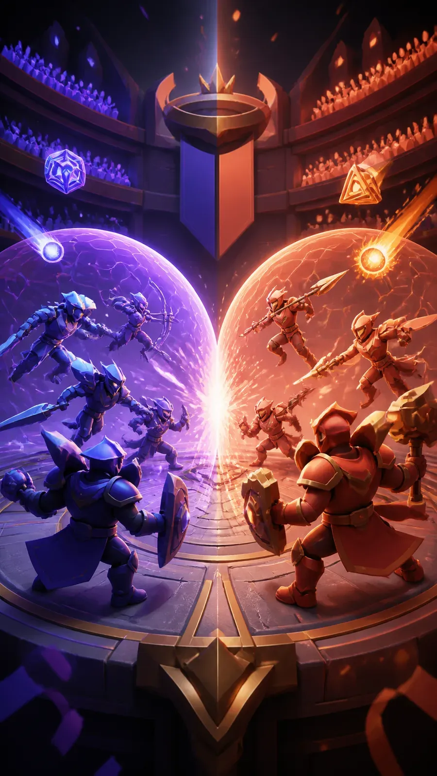 Concept art dọc của Crowd Clash LIVE
